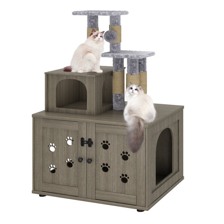 Cat litter outlet tower